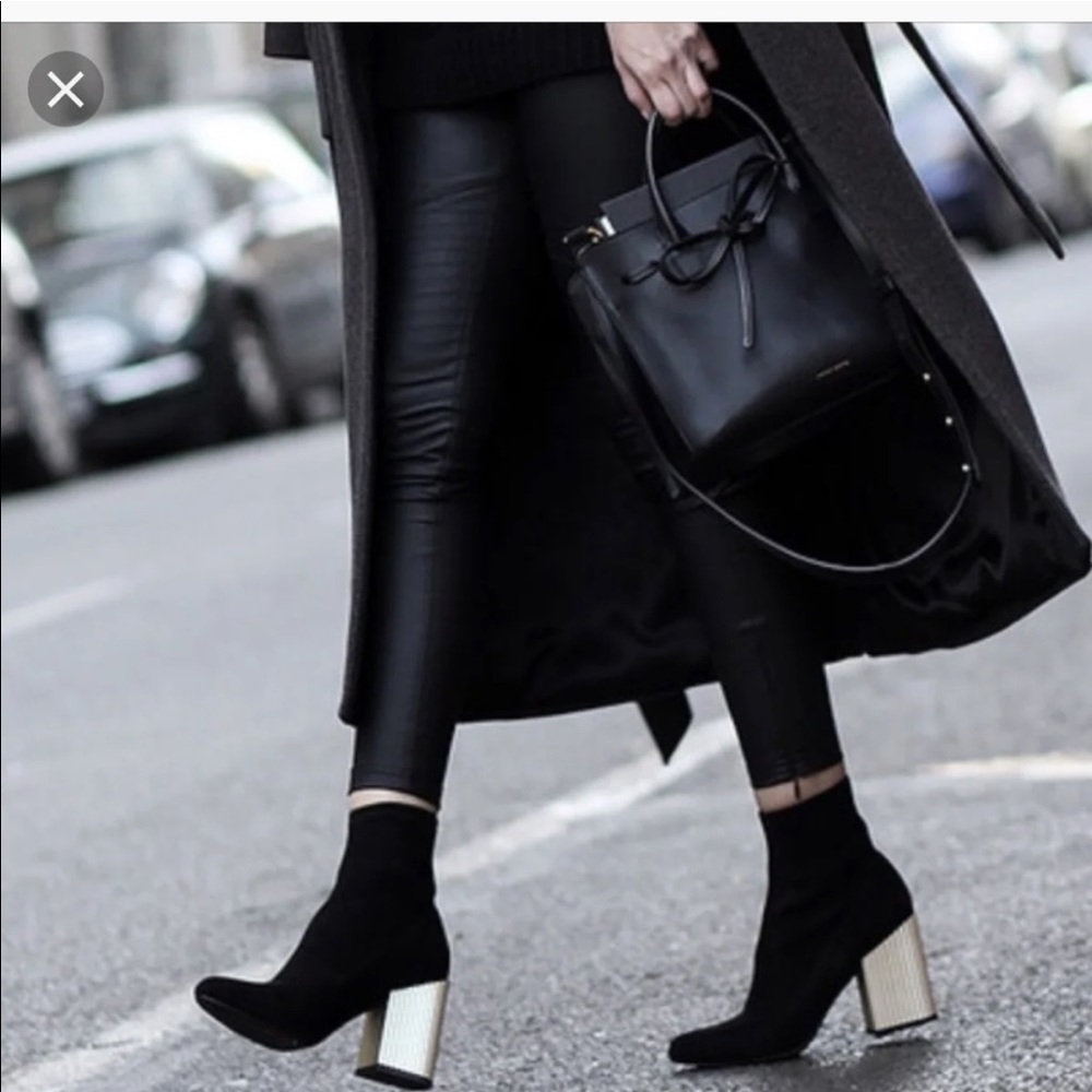 Zara bottles metalic heel